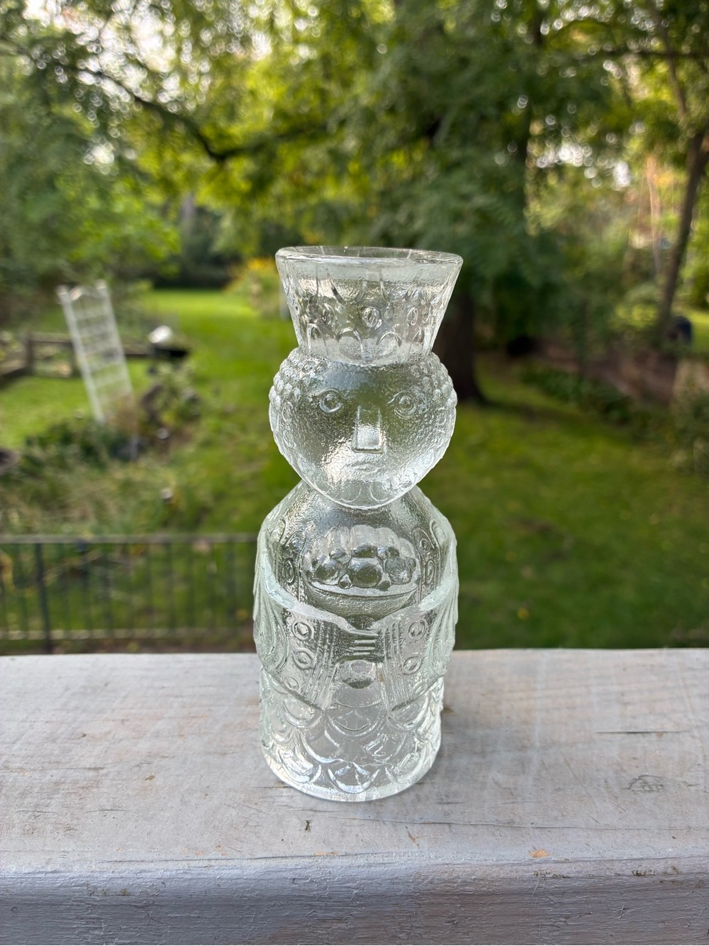 Vintage Bjorn Wiinblad Rosenthal Kings Wiseman Glass Christmas Candle Holder